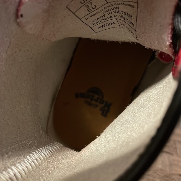 Doc Martens Cherry Red 1460L Size 6 - Picture 10 of 11